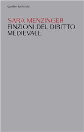 E-book, Finzioni del diritto medievale, Menzinger, Sara, Quodlibet