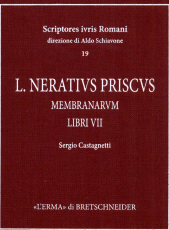 E-book, L. Neratius Priscus : Membranarum libri VII, Castagnetti, Sergio, author, translator, "L'Erma" di Bretschneider