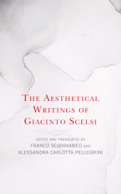 E-book, The Aesthetical Writings of Giacinto Scelsi, Rowman & Littlefield Publishers