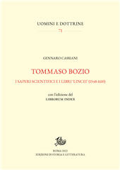 E-book, Tommaso Bozio : i saperi scientifici e i libri "lincei" (1548-1610), Storia e letteratura
