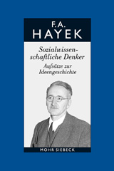 eBook, Gesammelte Schriften in deutscher Sprache : Sozialwissenschaftliche Denker. Aufsätze zur Ideengeschichte, Mohr Siebeck