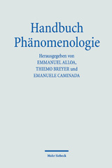 eBook, Handbuch Phänomenologie, Mohr Siebeck