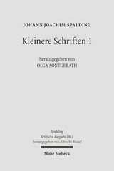 E-book, Kritische Ausgabe : Kleinere Schriften, Mohr Siebeck