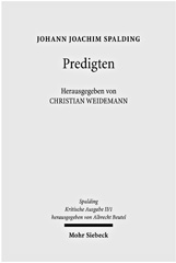 E-book, Kritische Ausgabe : Predigten (1765, 1768, 1775), Mohr Siebeck