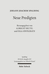 eBook, Kritische Ausgabe : Neue Predigten (1768; 1770; 1777), Spalding, Johann J., Mohr Siebeck