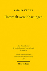 E-book, Unterhaltsvereinbarungen : Eine Untersuchung zum deutschen und internationalen Privat- und Zivilverfahrensrecht, Mohr Siebeck