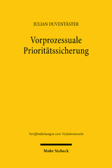 E-book, Vorprozessuale Prioritätssicherung : Rechtshängigkeitssperre durch vorprozessuale Streitbeilegungsverfahren im europäischen Zivilprozessrecht, Mohr Siebeck