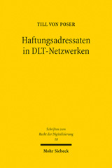 E-book, Haftungsadressaten in DLT-Netzwerken, Mohr Siebeck