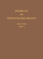 eBook, Jahrbuch des öffentlichen Rechts der Gegenwart. Neue Folge, Mohr Siebeck
