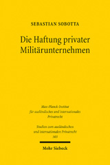 E-book, Die Haftung privater Militärunternehmen : Eine Analyse der US-amerikanischen Zivilrechtsprechung, Mohr Siebeck