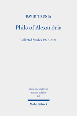 E-book, Philo of Alexandria : Collected Studies 1997-2021, Mohr Siebeck