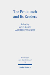 eBook, The Pentateuch and Its Readers, Mohr Siebeck
