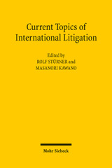 E-book, Current Topics of International Litigation, Mohr Siebeck