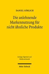 E-book, Die anlehnende Markennutzung für nicht ähnliche Produkte, Mohr Siebeck