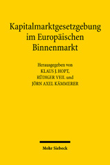 E-book, Kapitalmarktgesetzgebung im Europäischen Binnenmarkt, Mohr Siebeck