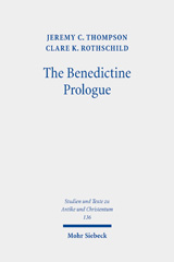 E-book, The Benedictine Prologue : A Contribution to the Early History of the Latin Prologues to the Pauline Epistles, Mohr Siebeck