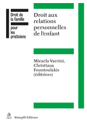 E-book, Droit aux relations personnelles de l'enfant, Stämpfli Verlag