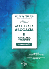 E-book, Acceso a la abogacía-II-civil-merc : Tomo II. Materia civil y mercantil, Tecnos