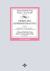 E-book, Derecho administrativo : Tomo II. Régimen Jurídico básico y control de la administración, Tecnos