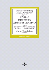 E-book, Derecho Administrativo : Tomo I Conceptos fundamentales, fuentes y organización, Tecnos