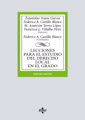 E-book, Lecciones para el estudio del derecho local en el grado, Tecnos