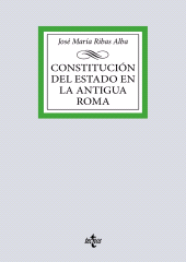 E-book, Constitución del Estado en la Antigua Roma, Tecnos