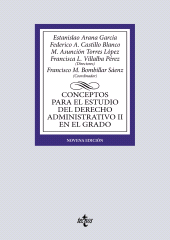 E-book, Conceptos para el estudio del Derecho administrativo II en el grado, Tecnos