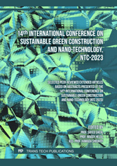 E-book, 14th International Conference on Sustainable Green Construction and Nano-Technology, NTC-2023, Trans Tech Publications Ltd