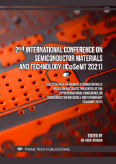 eBook, 2nd International Conference on Semiconductor Materials and Technology (ICoSeMT 2021), Trans Tech Publications Ltd