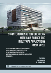 eBook, 5th International Conference on Materials Science and Industrial Applications (MSIA 2023), Trans Tech Publications Ltd