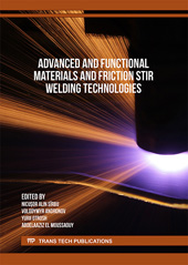E-book, Advanced and Functional Materials and Friction Stir Welding Technologies, Trans Tech Publications Ltd