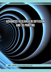 E-book, Advanced Research in Diffusion and 3D Printing, Trans Tech Publications Ltd