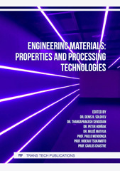 eBook, Engineering Materials : Properties and Processing Technologies, Trans Tech Publications Ltd