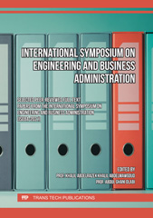 E-book, International Symposium on Engineering and Business Administration, Trans Tech Publications Ltd