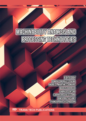 E-book, Machinability Analysis and Processing Technologies, Trans Tech Publications Ltd
