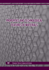 E-book, Properties and Technological Features of Materials, Trans Tech Publications Ltd
