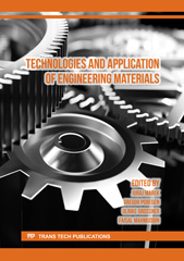 eBook, Technologies and Application of Engineering Materials, Trans Tech Publications Ltd