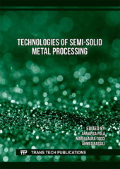 E-book, Technologies of Semi-Solid Metal Processing, Trans Tech Publications Ltd