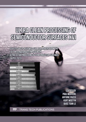 E-book, Ultra Clean Processing of Semiconductor Surfaces XVI, Trans Tech Publications Ltd