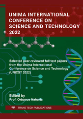 eBook, Unima International Conference on Science and Technology, UNICST 2022, Trans Tech Publications Ltd