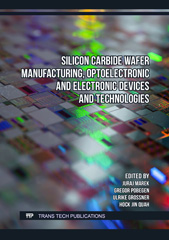 E-book, Silicon Carbide Wafer Manufacturing, Optoelectronic and Electronic Devices and Technologies, Trans Tech Publications Ltd