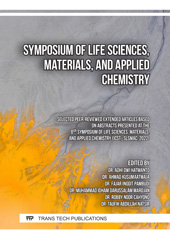 E-book, Symposium of Life Sciences, Materials, and Applied Chemistry, Trans Tech Publications Ltd