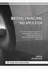 eBook, Material Engineering and Application, Trans Tech Publications Ltd