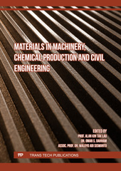 eBook, Materials in Machinery, Chemical Production and Civil Engineering, Trans Tech Publications Ltd
