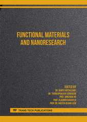 E-book, Functional Materials and Nanoresearch, Trans Tech Publications Ltd