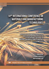 E-book, 14th International Conference on Materials and Manufacturing Technologies, Trans Tech Publications Ltd