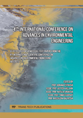 E-book, 4th International Conference on Advances in Environmental Engineering, Trans Tech Publications Ltd