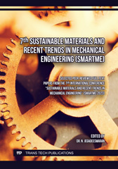 E-book, 7th Sustainable Materials and Recent Trends in Mechanical Engineering (SMARTME), Trans Tech Publications Ltd