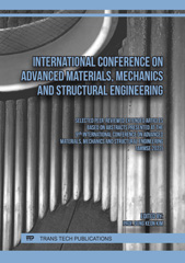 E-book, International Conference on Advanced Materials, Mechanics and Structural Engineering, Trans Tech Publications Ltd