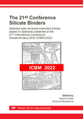 E-book, The 21st Conference Silicate Binders, Trans Tech Publications Ltd